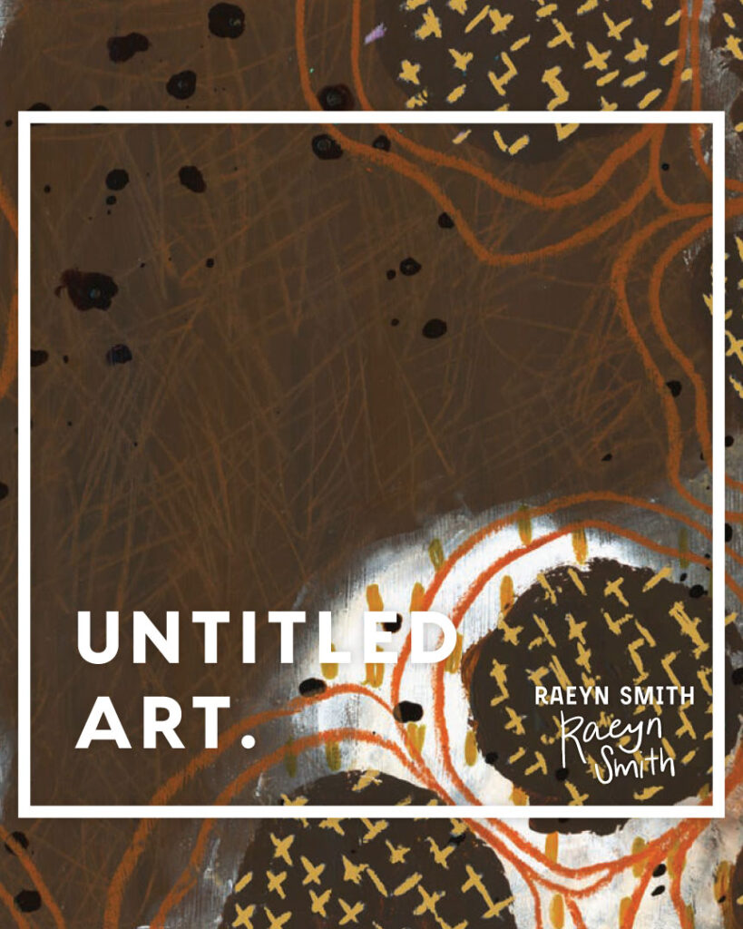 An image of an abstract painting with the words'untitled art'.